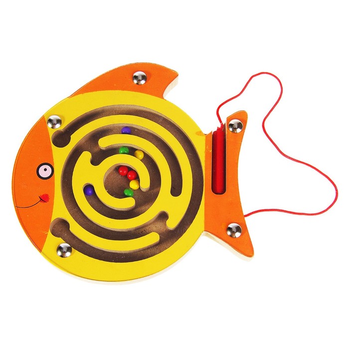 Лабиринт магнитный малый «Золотая рыбка»
Лабиринт магнитный малый «Золотая рыбка»
