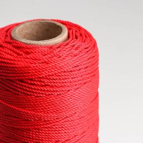 Шнур кручёный полипропилен, d=1,5 мм, длина 250 м, цвет красный
Шнур кручёный полипропилен, d=1,5 мм, длина 250 м, цвет красный