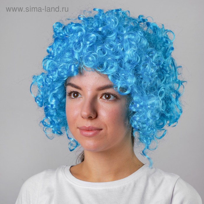 Карнавальный парик «Объём», цвет голубой, 120 г
Карнавальный парик «Объём», цвет голубой, 120 г
