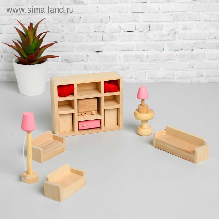 Мебель кукольная "Гостиная", 11 предметов
Мебель кукольная "Гостиная", 11 предметов