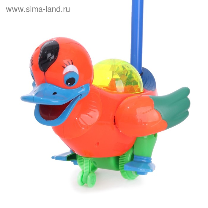 Каталка на палке «Уточка», световые и звуковые эффекты, МИКС
Каталка на палке «Уточка», световые и звуковые эффекты, МИКС