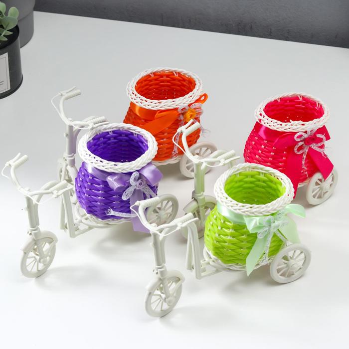 Корзина декоративная "Велосипед с кашпо-вазон" МИКС 20х13х11 см
Корзина декоративная "Велосипед с кашпо-вазон" МИКС 20х13х11 см