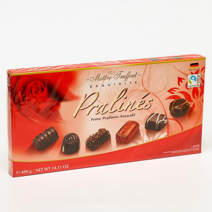 Шоколадные конфеты Ассорти пралине, 400 г
Шоколадные конфеты Ассорти пралине, 400 г