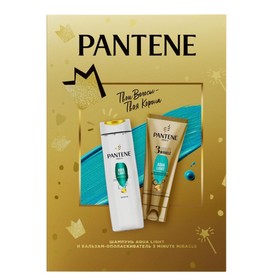 Подарочный набор Pantene Pro-V: Шампунь Aqua Light, 250 мл + бальзам Aqua Light, 200 мл
Подарочный набор Pantene Pro-V: Шампунь Aqua Light, 250 мл + бальзам Aqua Light, 200 мл