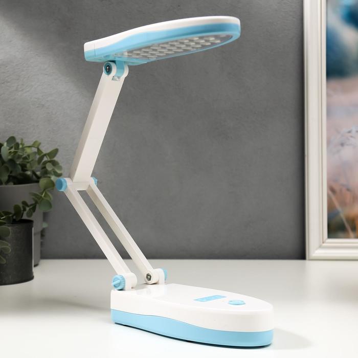 Лампа настольная 16289/1GR 25хLED 3Вт 2 режима USB АКБ бело-голубой 17х7,5х6,5 см 
Лампа настольная 16289/1GR 25хLED 3Вт 2 режима USB АКБ бело-голубой 17х7,5х6,5 см
