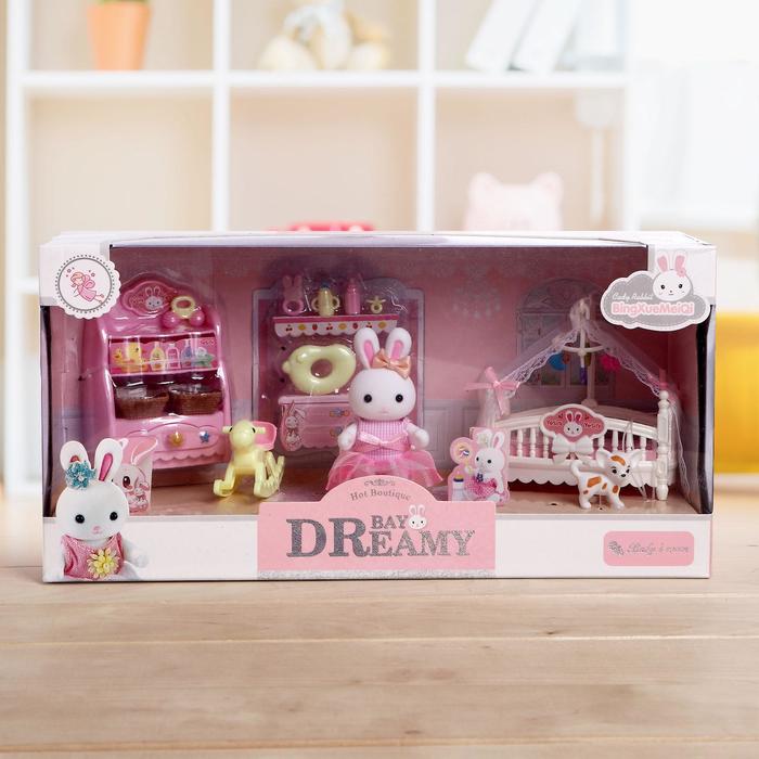 фото Набор игровой "зайчик" с аксессуарами , микс