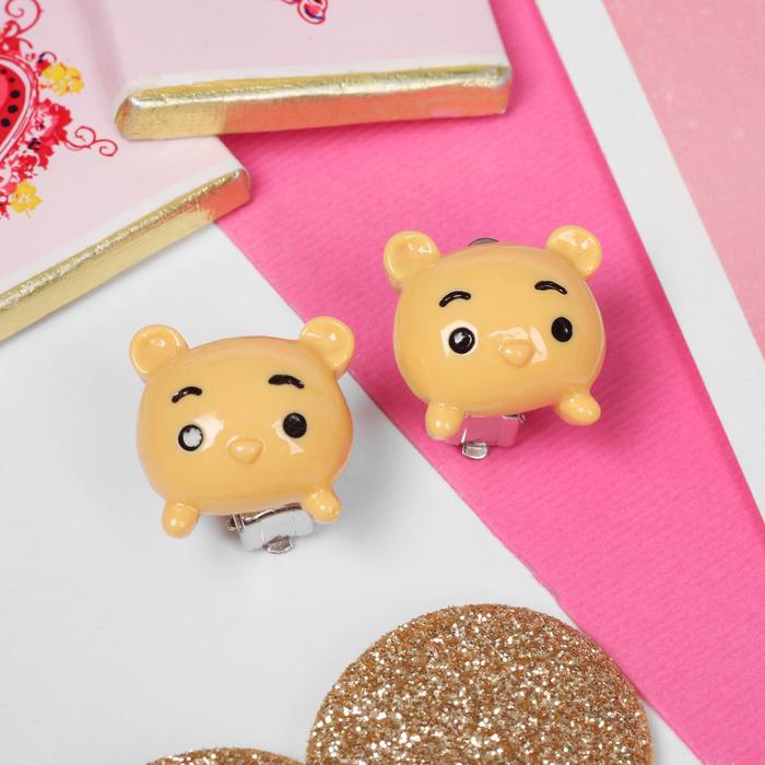 Клипсы детские "Выбражулька" мишки, цвет жёлтый
Клипсы детские "Выбражулька" мишки, цвет жёлтый