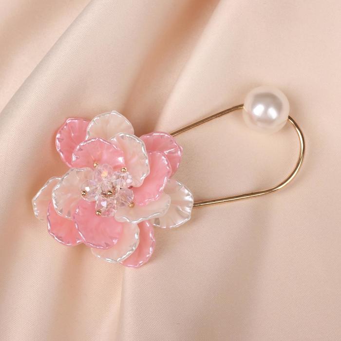 Булавка "Цветок" орхидея, 7,7см, цвет бело-розовый в золоте
Булавка "Цветок" орхидея, 7,7см, цвет бело-розовый в золоте