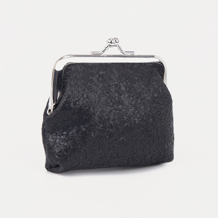 Кошелёк на фермуаре, цвет чёрный
Кошелёк на фермуаре, цвет чёрный