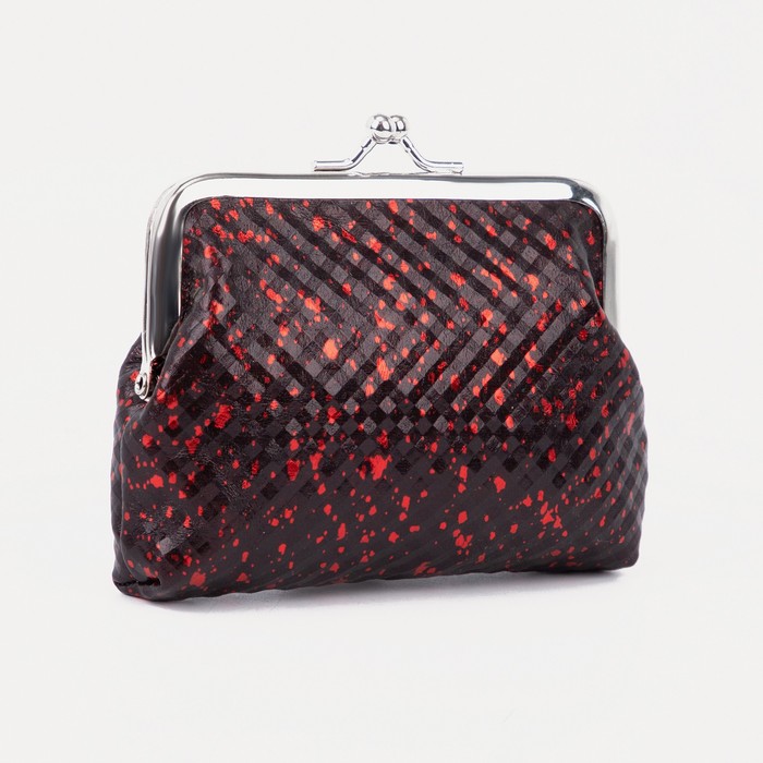 Кошелёк на фермуаре, цвет красный
Кошелёк на фермуаре, цвет красный