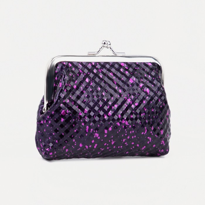Кошелёк на фермуаре, цвет фиолетовый
Кошелёк на фермуаре, цвет фиолетовый