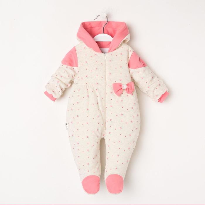 Комбинезон утеплённый, цвет молочно-розовый, рост 80 см
Комбинезон утеплённый, цвет молочно-розовый, рост 80 см