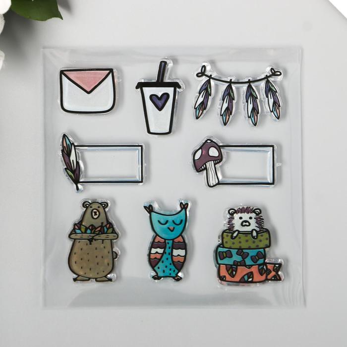 Штамп для творчества силикон "Зверята и пёрышки" 10х10 см
Штамп для творчества силикон "Зверята и пёрышки" 10х10 см