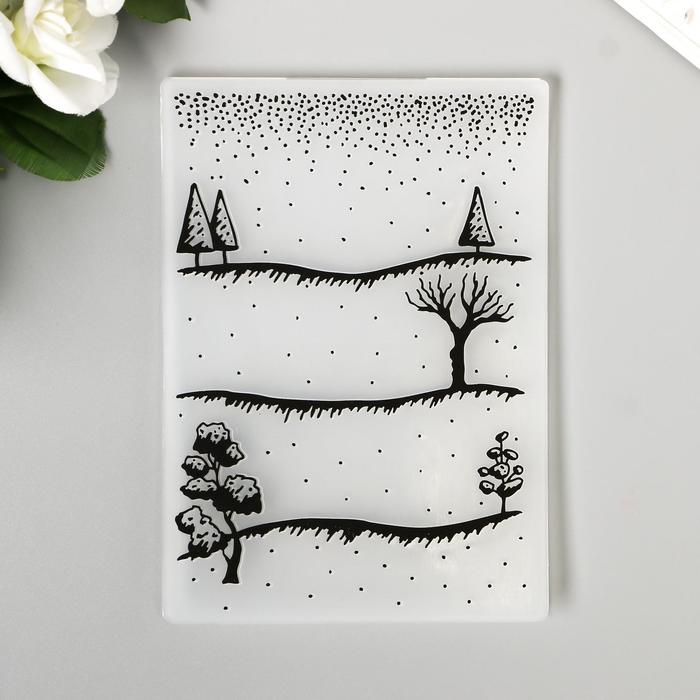 Трафарет для эмбосирования пластик "Деревья" 14,8х15,5 см
Трафарет для эмбосирования пластик "Деревья" 14,8х15,5 см