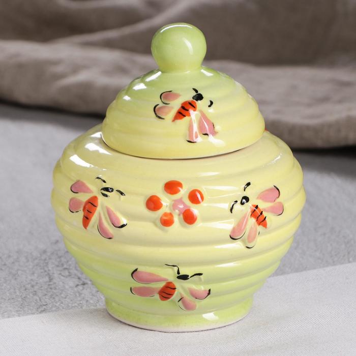 Бочонок для мёда "Улей", жёлто-зелёный, 0.6 л
Бочонок для мёда "Улей", жёлто-зелёный, 0.6 л