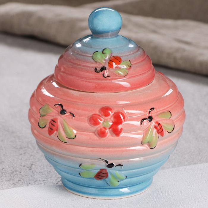 Бочонок для мёда "Улей", розово-голубой, 0.6 л
Бочонок для мёда "Улей", розово-голубой, 0.6 л