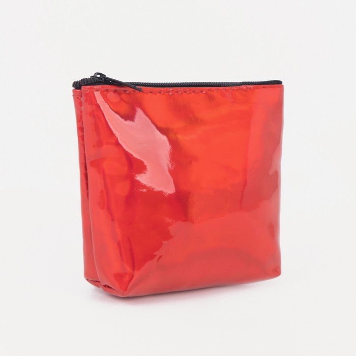 Кошелёк на молнии, цвет красный
Кошелёк на молнии, цвет красный