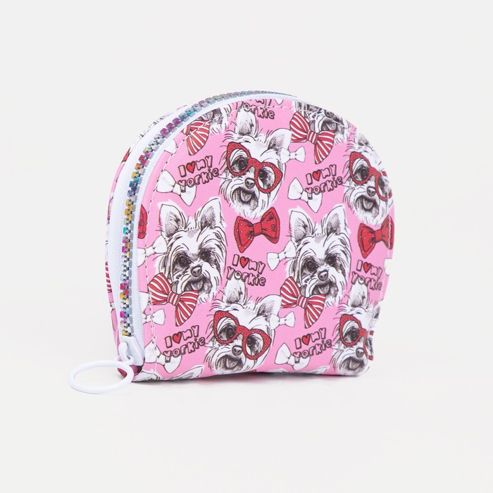 Кошелёк на молнии, цвет розовый
Кошелёк на молнии, цвет розовый