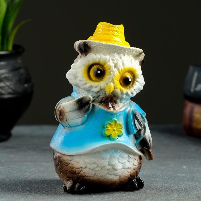 Копилка "Филин в шляпке" 9х9х15см
Копилка "Филин в шляпке" 9х9х15см