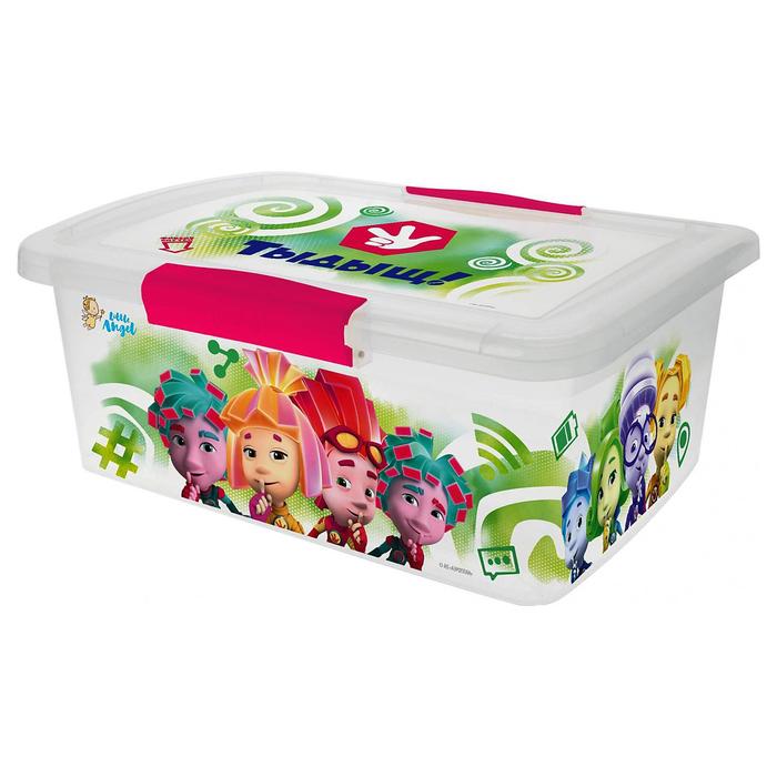 Ящик с защелками «Фиксики», 7 л
Ящик с защелками «Фиксики», 7 л