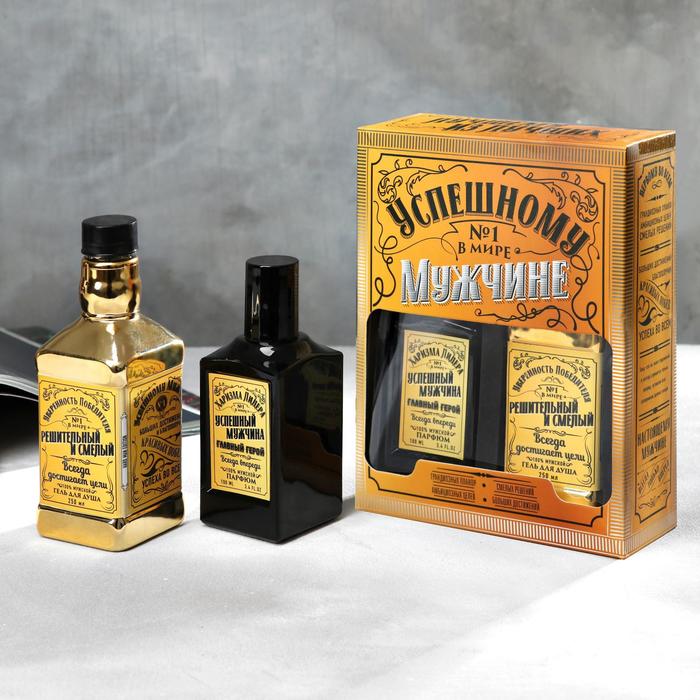 Набор «Успешному мужчине»: парфюм (100 мл), гель для душа (250 мл)
Набор «Успешному мужчине»: парфюм (100 мл), гель для душа (250 мл)