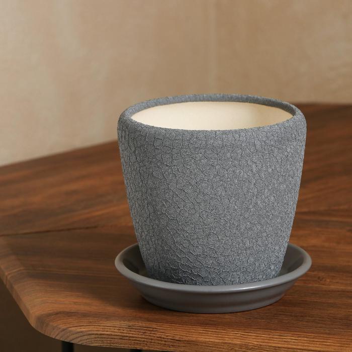 Горшок для цветов "Грация", шёлк, металлик, керамика, 1.2 л
Горшок для цветов "Грация", шёлк, металлик, керамика, 1.2 л