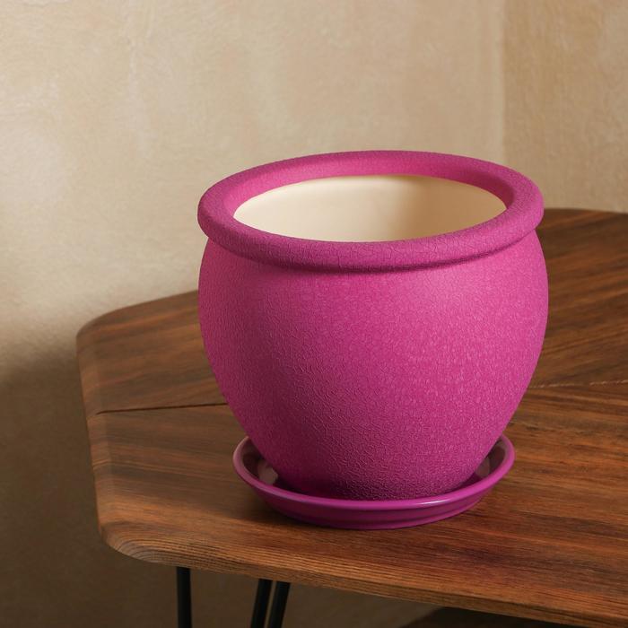 Горшок для цветов "Вьетнам" шёлк, фуксия, керамика, 5 л
Горшок для цветов "Вьетнам" шёлк, фуксия, керамика, 5 л