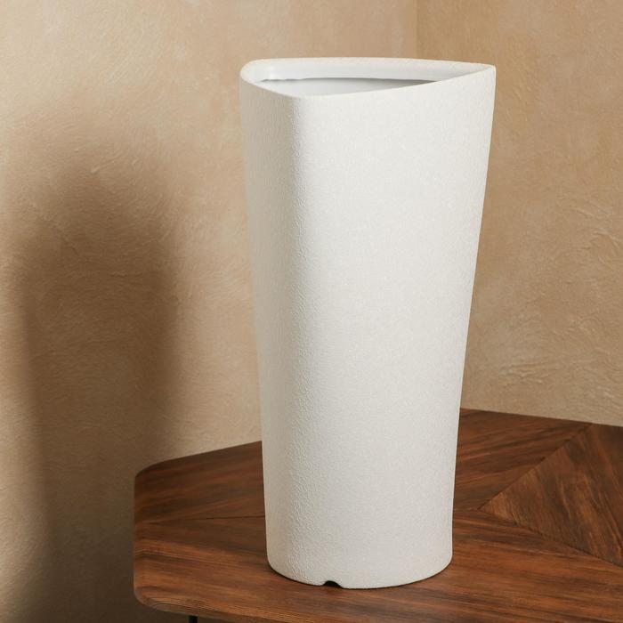 Кашпо "Цилиндр", шёлк, белый, керамика, 20 л
Кашпо "Цилиндр", шёлк, белый, керамика, 20 л