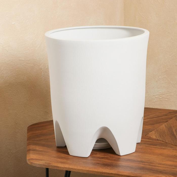 Горшок для цветов "Везувий", крошка, белый, керамика, 20 л
Горшок для цветов "Везувий", крошка, белый, керамика, 20 л