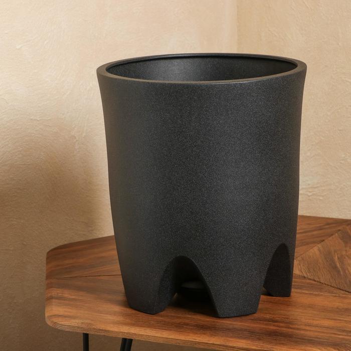 Горшок для цветов "Везувий", крошка, чёрный, керамика, 20 л
Горшок для цветов "Везувий", крошка, чёрный, керамика, 20 л