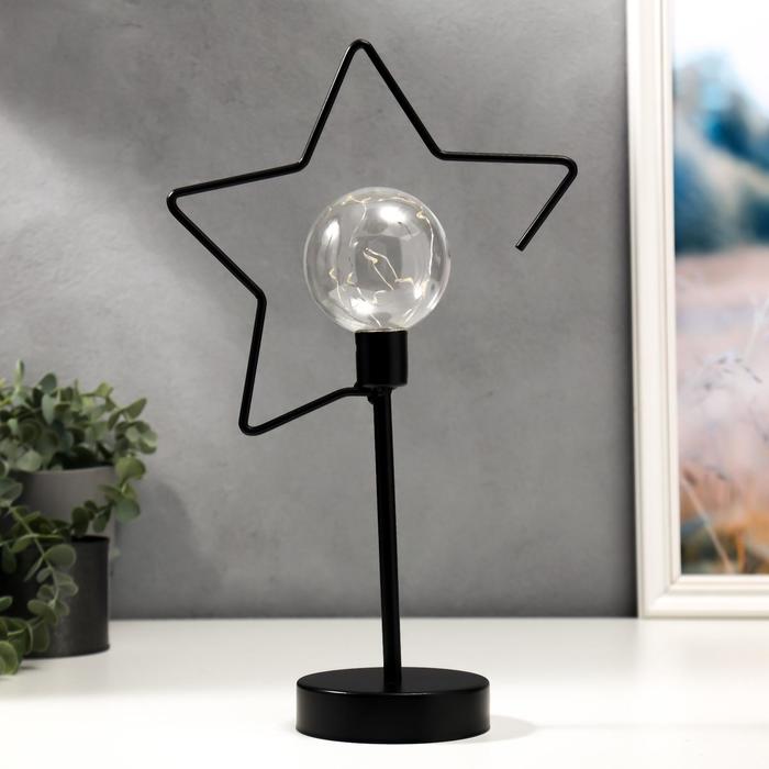 Ночник настольный "Звезда" LED от батареек 3хААА черный 11х22х38 см
Ночник настольный "Звезда" LED от батареек 3хААА черный 11х22х38 см