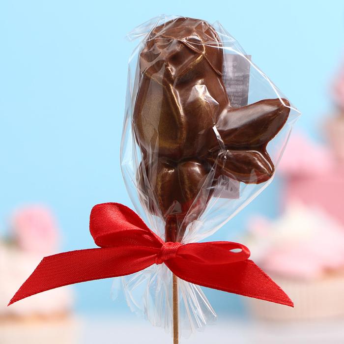 Шоколад фигурный, "Розочка с листочком", 30 г
Шоколад фигурный, "Розочка с листочком", 30 г