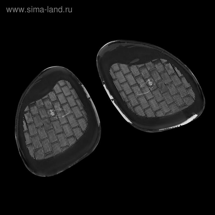 Полустельки для обуви, силиконовые, с протектором, 8 × 6,5 см, пара, цвет прозрачный
Полустельки для обуви, силиконовые, с протектором, 8 × 6,5 см, пара, цвет прозрачный