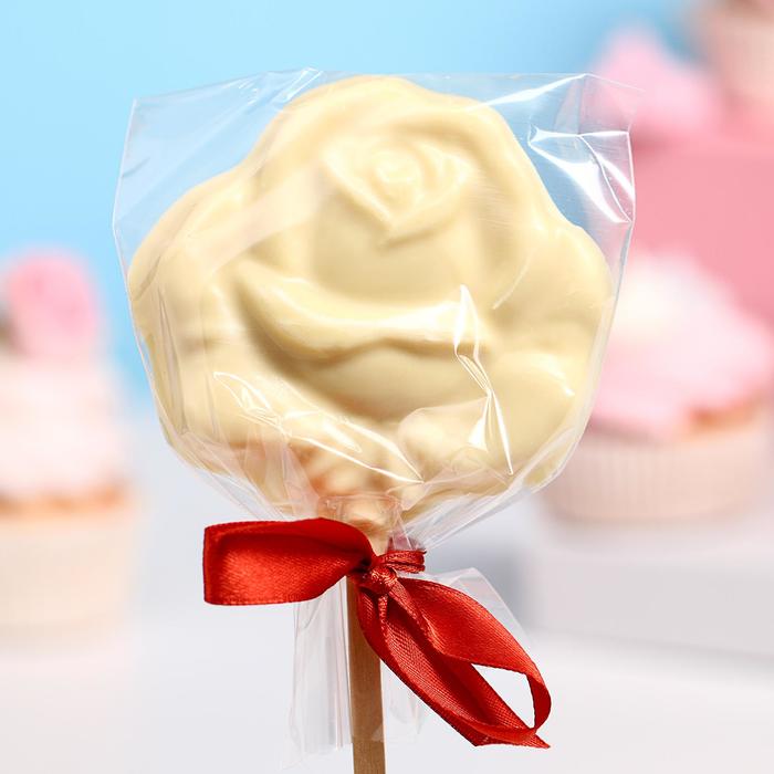 Шоколад фигурный «Роза», белый, 48 г
Шоколад фигурный «Роза», белый, 48 г