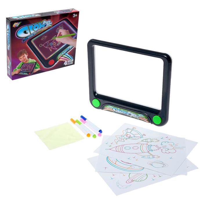 Планшет для рисования 4 цвета, с аксессуарами
Планшет для рисования 4 цвета, с аксессуарами