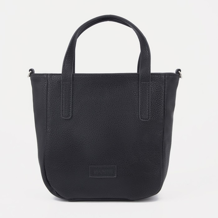 Сумка-тоут Медведково, отдел на молнии, 2 ремня, цвет чёрный
Сумка-тоут Медведково, отдел на молнии, 2 ремня, цвет чёрный