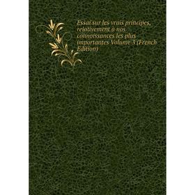 Книга Essai sur les vrais principes, relativement à nos connoissances les plus importantes Volume 3 (French Edition)
Книга Essai sur les vrais principes, relativement à nos connoissances les plus importantes Volume 3 (French Edition)
