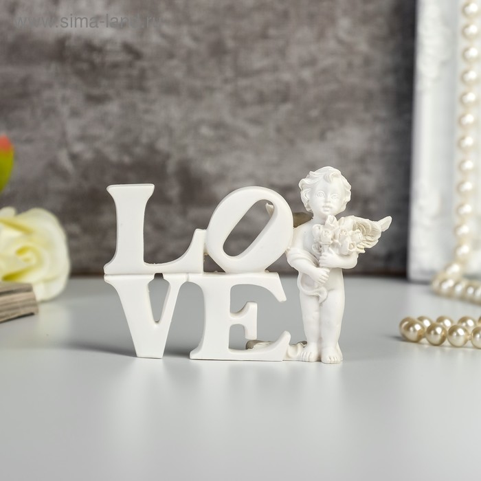 Сувенир полистоун "Ангелок с тюльпанами у надписи Love" 6,5х10,3х2 см
Сувенир полистоун "Ангелок с тюльпанами у надписи Love" 6,5х10,3х2 см