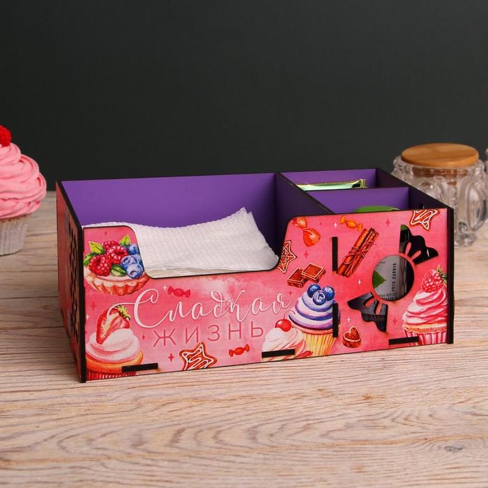 Кухонный органайзер «Сладкая жизнь», 23 х 14,5 х 8,5 см
Кухонный органайзер «Сладкая жизнь», 23 х 14,5 х 8,5 см