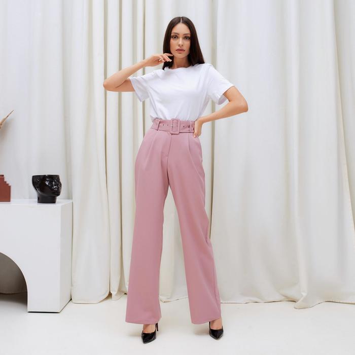 Брюки женские прямые MIST, размер 42, цвет розовый
Брюки женские прямые MIST, размер 42, цвет розовый