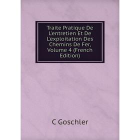 Книга Traite Pratique De L'entretien Et De L'exploitation Des Chemins De Fer, Volume 4 (French Edition)
Книга Traite Pratique De L'entretien Et De L'exploitation Des Chemins De Fer, Volume 4 (French Edition)