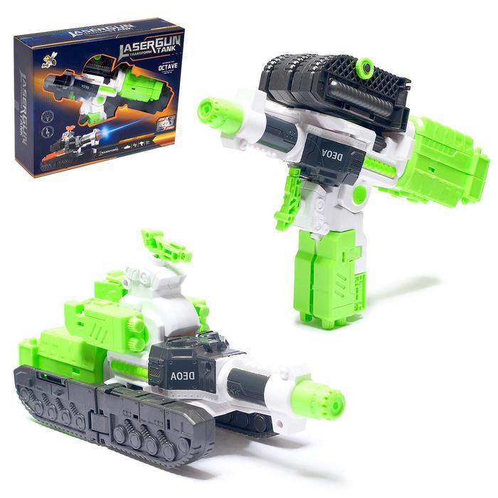 Робот «Танк-бластер», трансформируется, световые эффекты
Робот «Танк-бластер», трансформируется, световые эффекты