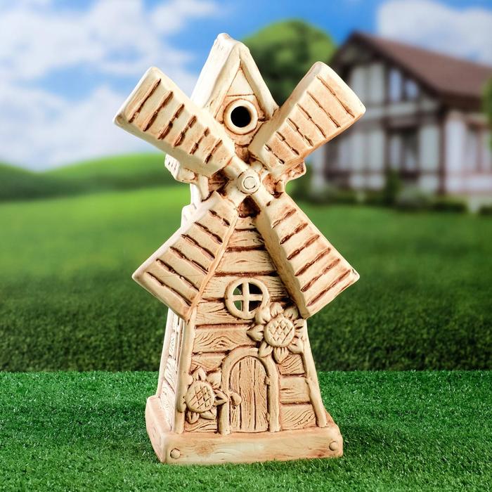 Садовая фигура-светильник "Мельница", под шамот, 40 см, без элемента подсветки
Садовая фигура-светильник "Мельница", под шамот, 40 см, без элемента подсветки