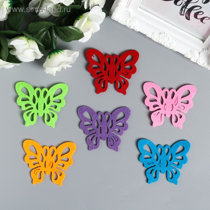 Декор для творчества войлок "Бабочка"набор 6 шт 5,5х6,5 см
Декор для творчества войлок "Бабочка"набор 6 шт 5,5х6,5 см