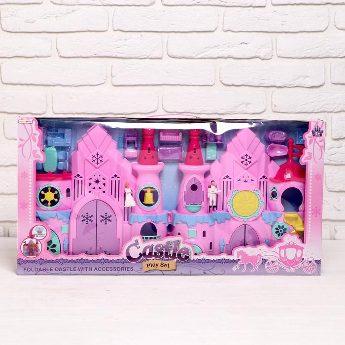 Замок для кукол «Сказочный замок» свет, с аксессуарами
Замок для кукол «Сказочный замок» свет, с аксессуарами