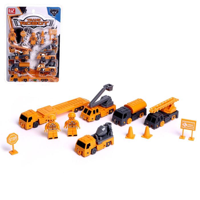 Набор роботов «Стороительная техника», трансформируется
Набор роботов «Стороительная техника», трансформируется