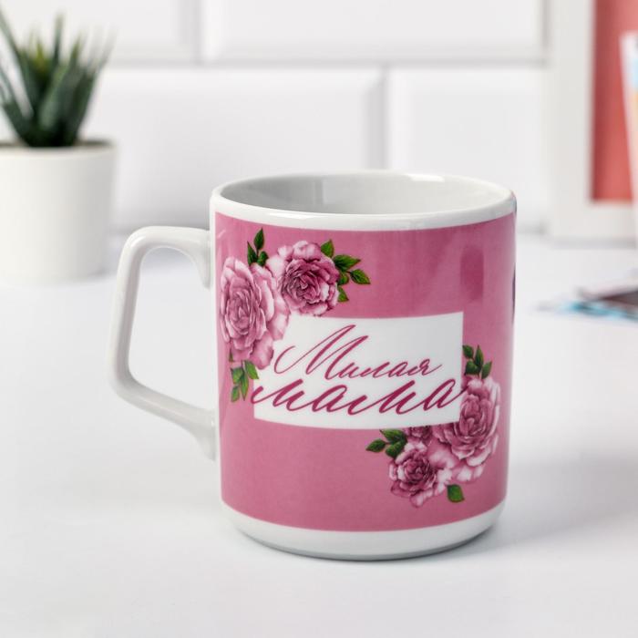 Кружка "Милая мама", цветы, 350 мл
Кружка "Милая мама", цветы, 350 мл