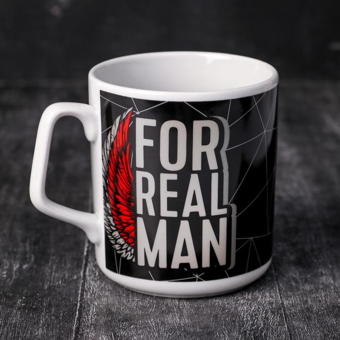 Кружка "For real man", орёл, 350 мл
Кружка "For real man", орёл, 350 мл