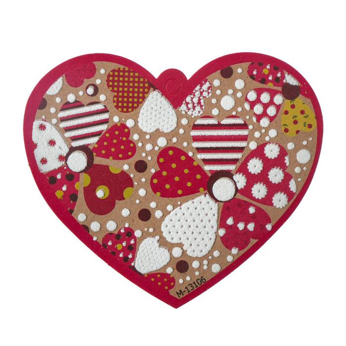 Открытка-валентинка "Универсальная" пластизоль, сердца, крафтовый фон
Открытка-валентинка "Универсальная" пластизоль, сердца, крафтовый фон