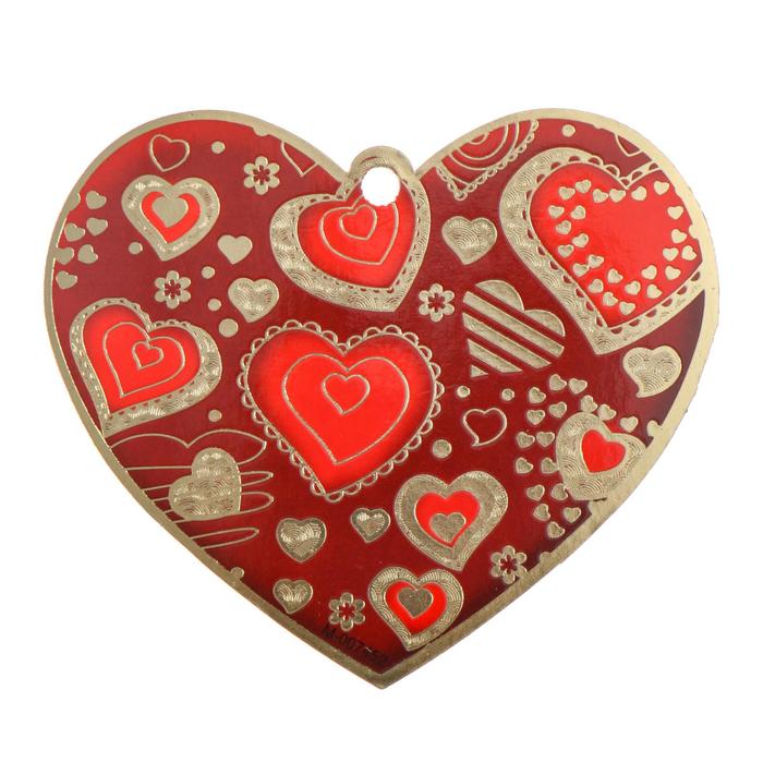 Открытка-валентинка "Универсальная" фольга, красно-золотые сердца
Открытка-валентинка "Универсальная" фольга, красно-золотые сердца